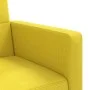 Sofá cama con cojines tela amarillo claro de vidaXL, Sofás - Ref: Foro24-351879, Precio: 261,92 €, Descuento: %
