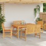 Conjunto de Comedor de Jardín 5 pcs Marrón en Mesas de jardín | Comprar online en Foru.es