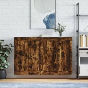 Armarios de pared 2 uds madera de ingeniería roble ahumado de vidaXL, Aparadores - Ref: Foro24-3198038, Precio: 129,80 €, Des...