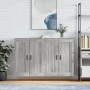 Armarios de pared 2 uds madera de ingeniería gris Sonoma de vidaXL, Aparadores - Ref: Foro24-3198039, Precio: 126,97 €, Descu...