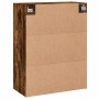 Armarios de pared 2 uds madera de ingeniería roble ahumado de vidaXL, Aparadores - Ref: Foro24-3198038, Precio: 131,04 €, Des...