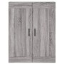 Armarios de pared 2 uds madera de ingeniería gris Sonoma de vidaXL, Aparadores - Ref: Foro24-3198039, Precio: 128,47 €, Descu...
