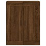 Armarios de pared 2 uds madera de ingeniería marrón roble de vidaXL, Aparadores - Ref: Foro24-3198040, Precio: 140,70 €, Desc...