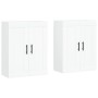 Armarios de pared 2 uds madera de ingeniería blanco de vidaXL, Aparadores - Ref: Foro24-3198041, Precio: 140,40 €, Descuento: %