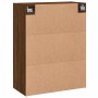 Armarios de pared 2 uds madera de ingeniería marrón roble de vidaXL, Aparadores - Ref: Foro24-3198040, Precio: 140,70 €, Desc...