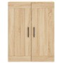 Armarios de pared 2 uds madera de ingeniería roble Sonoma de vidaXL, Aparadores - Ref: Foro24-3198044, Precio: 139,57 €, Desc...