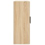 Armarios de pared 2 uds madera de ingeniería roble Sonoma de vidaXL, Aparadores - Ref: Foro24-3198044, Precio: 139,57 €, Desc...