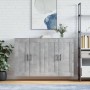 Armarios de pared 2 uds madera de ingeniería gris hormigón de vidaXL, Aparadores - Ref: Foro24-3198045, Precio: 132,41 €, Des...