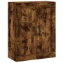 Armarios de pared 2 uds madera de ingeniería roble ahumado de vidaXL, Aparadores - Ref: Foro24-3198046, Precio: 125,54 €, Des...
