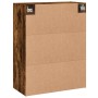 Armarios de pared 2 uds madera de ingeniería roble ahumado de vidaXL, Aparadores - Ref: Foro24-3198046, Precio: 125,54 €, Des...