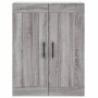 Armarios de pared 2 uds madera de ingeniería gris Sonoma de vidaXL, Aparadores - Ref: Foro24-3198047, Precio: 128,78 €, Descu...