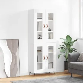 Tall white plywood sideboard 69.5x34x180 cm by vidaXL, Sideboards - Ref: Foro24-3198249, Price: 157,75 €, Discount: %