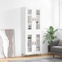 Aparador alto madera contrachapada blanco 69,5x34x180 cm de vidaXL, Aparadores - Ref: Foro24-3198249, Precio: 159,49 €, Descu...