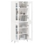 Aparador alto madera contrachapada blanco 69,5x34x180 cm de vidaXL, Aparadores - Ref: Foro24-3198249, Precio: 159,49 €, Descu...