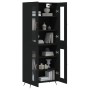 Aparador alto madera contrachapada negro 69,5x34x180 cm de vidaXL, Aparadores - Ref: Foro24-3198250, Precio: 164,25 €, Descue...
