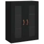 Hohes schwarzes Sperrholz-Sideboard 69,5 x 34 x 180 cm von vidaXL, Sideboards - Ref: Foro24-3198250, Preis: 162,10 €, Rabatt: %