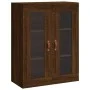 Tall brown oak plywood sideboard 69.5x34x180 cm by vidaXL, Sideboards - Ref: Foro24-3198256, Price: 166,21 €, Discount: %