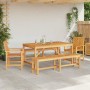 Conjunto de Comedor de Jardín 5 pcs Marrón en Mesas de jardín | Comprar online en Foru.es