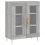 Aparador alto madera contrachapada gris sonoma 69,5x34x180 cm de vidaXL, Aparadores - Ref: Foro24-3198271, Precio: 165,98 €, ...