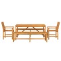 Conjunto de Comedor de Jardín 5 pcs Marrón en Mesas de jardín | Comprar online en Foru.es