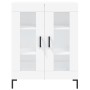 Aparador alto madera contrachapada blanco 69,5x34x180 cm de vidaXL, Aparadores - Ref: Foro24-3198273, Precio: 171,66 €, Descu...