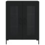 Aparador alto madera contrachapada negro 69,5x34x180 cm de vidaXL, Aparadores - Ref: Foro24-3198274, Precio: 174,16 €, Descue...