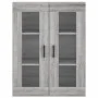 Aparador alto madera contrachapada gris sonoma 69,5x34x180 cm by vidaXL, Sideboards - Ref: Foro24-3198279, Price: 158,86 €, D...