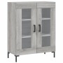Aparador alto madera contrachapada gris sonoma 69,5x34x180 cm de vidaXL, Aparadores - Ref: Foro24-3198279, Precio: 161,67 €, ...
