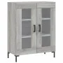 Aparador alto madera contrachapada gris sonoma 69,5x34x180 cm by vidaXL, Sideboards - Ref: Foro24-3198279, Price: 158,86 €, D...