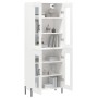Aparador alto madera contrachapada blanco 69,5x34x180 cm de vidaXL, Aparadores - Ref: Foro24-3198281, Precio: 185,31 €, Descu...