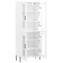 Aparador alto madera contrachapada blanco 69,5x34x180 cm de vidaXL, Aparadores - Ref: Foro24-3198281, Precio: 185,31 €, Descu...