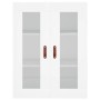 Aparador alto madera contrachapada blanco 69,5x34x180 cm de vidaXL, Aparadores - Ref: Foro24-3198505, Precio: 163,46 €, Descu...