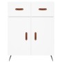 Aparador alto madera contrachapada blanco 69,5x34x180 cm de vidaXL, Aparadores - Ref: Foro24-3198505, Precio: 163,46 €, Descu...