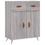 Aparador alto madera contrachapada gris sonoma 69,5x34x180 cm de vidaXL, Aparadores - Ref: Foro24-3198511, Precio: 166,50 €, ...