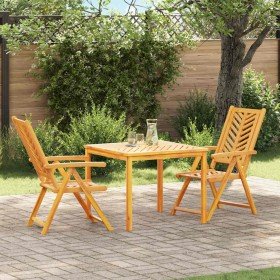 Conjunto de Comedor de Jardín 3 pcs Marrón en Mesas de jardín | Comprar online en Foru.es