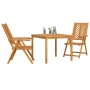 Conjunto de Comedor de Jardín 3 pcs Marrón en Mesas de jardín | Comprar online en Foru.es