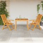 Conjunto de Comedor de Jardín 3 pcs Marrón en Mesas de jardín | Comprar online en Foru.es
