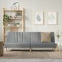 Sofá cama tela gris claro de vidaXL, Sofás - Ref: Foro24-351881, Precio: 260,03 €, Descuento: %