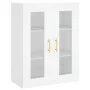 Hohes weißes Sperrholz-Sideboard 69,5 x 34 x 180 cm von vidaXL, Sideboards - Ref: Foro24-3198521, Preis: 193,48 €, Rabatt: %