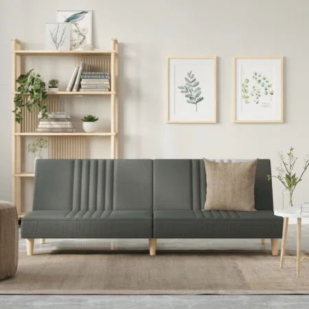 Sofá cama de tela gris oscuro de vidaXL, Sofás - Ref: Foro24-351882, Precio: 271,48 €, Descuento: %