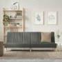 Sofá cama de tela gris oscuro de vidaXL, Sofás - Ref: Foro24-351882, Precio: 271,48 €, Descuento: %