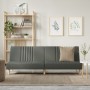Sofá cama de tela gris oscuro de vidaXL, Sofás - Ref: Foro24-351882, Precio: 276,32 €, Descuento: %