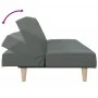 Sofá cama de tela gris oscuro de vidaXL, Sofás - Ref: Foro24-351882, Precio: 271,48 €, Descuento: %