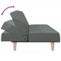 Sofá cama de tela gris oscuro de vidaXL, Sofás - Ref: Foro24-351882, Precio: 276,32 €, Descuento: %