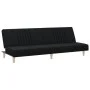Sofá cama de tela negro de vidaXL, Sofás - Ref: Foro24-351883, Precio: 252,71 €, Descuento: %