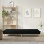 Sofá cama de tela negro de vidaXL, Sofás - Ref: Foro24-351883, Precio: 252,71 €, Descuento: %
