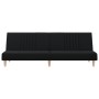 Sofá cama de tela negro de vidaXL, Sofás - Ref: Foro24-351883, Precio: 257,35 €, Descuento: %