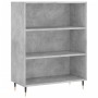 Aparador alto madera contrachapada gris hormigón 69,5x34x180 cm de vidaXL, Aparadores - Ref: Foro24-3198709, Precio: 134,64 €...