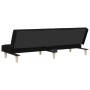 Sofá cama de tela negro de vidaXL, Sofás - Ref: Foro24-351883, Precio: 257,35 €, Descuento: %