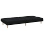 Sofá cama de tela negro de vidaXL, Sofás - Ref: Foro24-351883, Precio: 257,35 €, Descuento: %